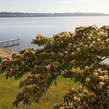 Nicara Lakeside Lodge Rotorua Exterior foto