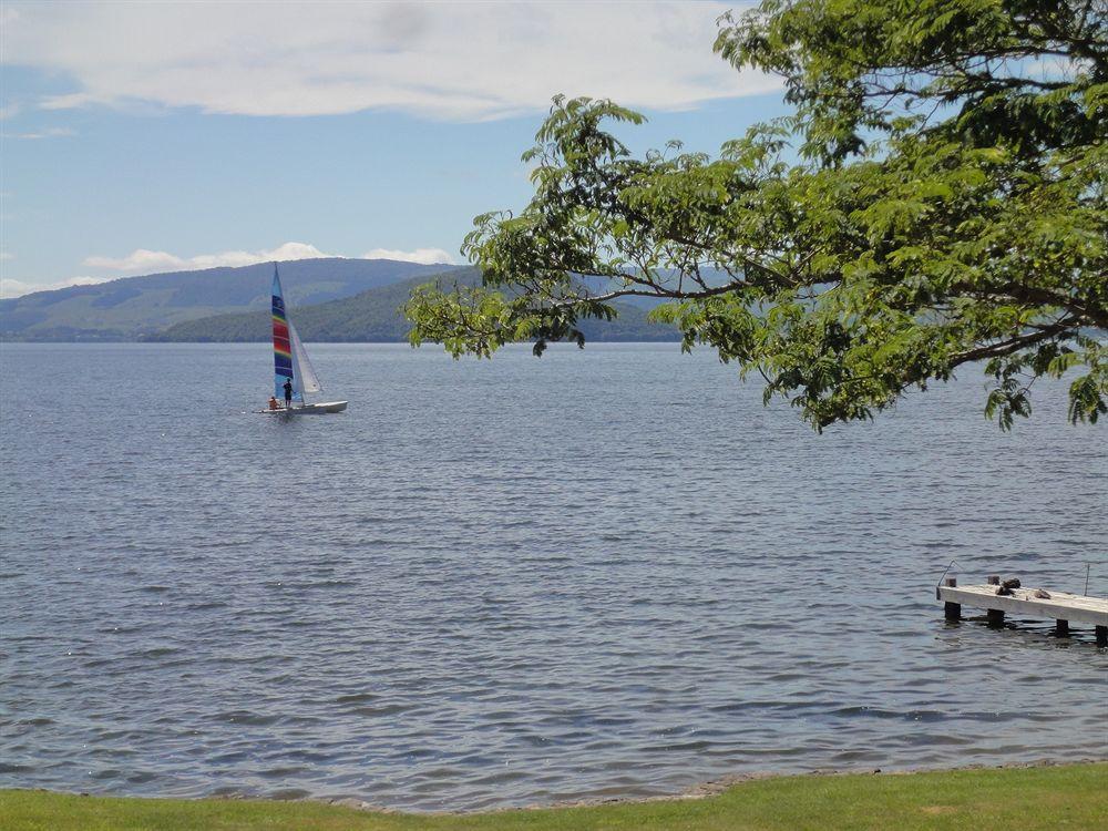 Nicara Lakeside Lodge Rotorua Exterior foto